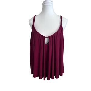 Venus Women’s Red Adjustable Strap Sleeveless Top- size 18